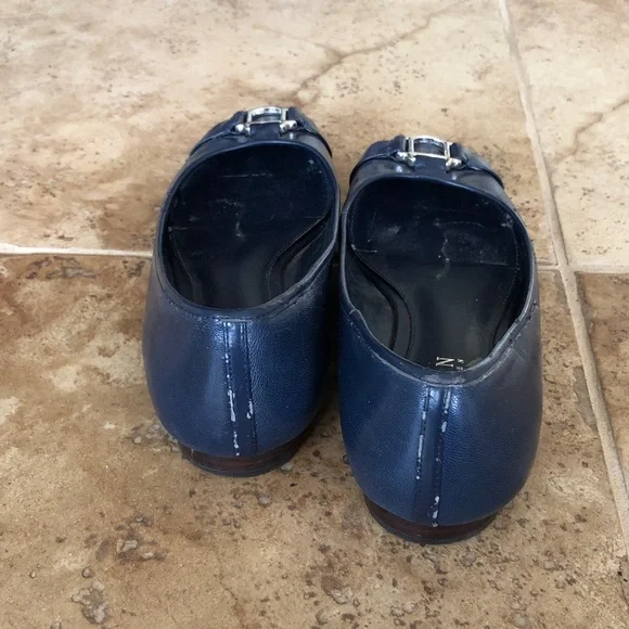 Ralph Lauren Navy Blue Flats 8 - Picture 3 of 9